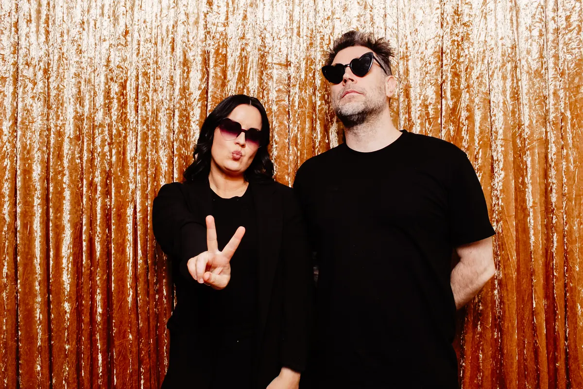 Photo booth hire at a engagement party — 1 of 2