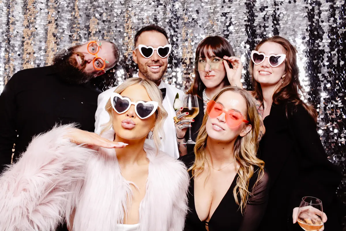Photo booth hire at a Christmas party — 2 of 2