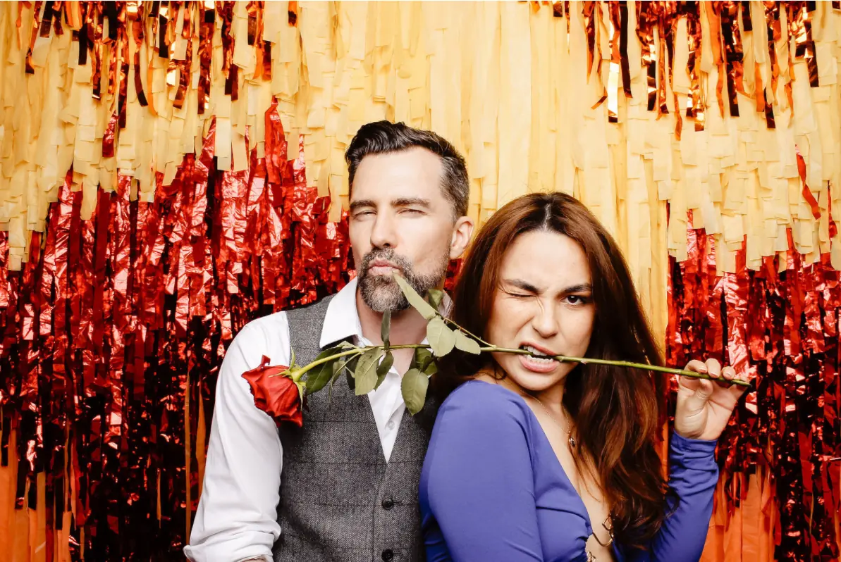 Engagements photo booth hire
