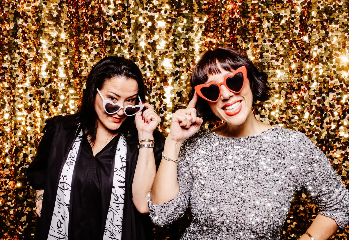 Photo booth hire at a 40th — 1 of 2