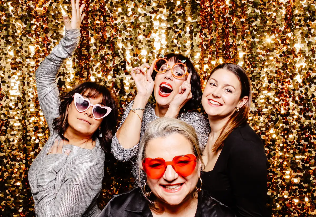 Christmas parties photo booth hire
