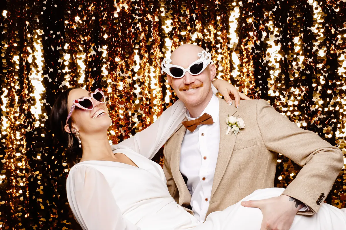 Photo booth hire at a wedding — 10 of 11